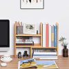 SONGMICS-Organisateur-de-Bureau-Modulable--3-Formes-Rangement-de-Bureau-rglable-peu-encombrant-Petite-Dcoration-de-Bibliothque-pour-Bureau-Cuisine-et-Salle-de-bain-Bambou-naturel-OFS45NL-0-1 SONGMICS Organisateur de Bureau Modulable à 3 Formes, Rangement de Bureau réglable peu encombrant, Petite Décoration de Bibliothèque, pour Bureau, Cuisine et Salle de bain, Bambou naturel OFS45NL
