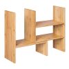 SONGMICS-Organisateur-de-Bureau-Modulable--3-Formes-Rangement-de-Bureau-rglable-peu-encombrant-Petite-Dcoration-de-Bibliothque-pour-Bureau-Cuisine-et-Salle-de-bain-Bambou-naturel-OFS45NL-0 SONGMICS Organisateur de Bureau Modulable à 3 Formes, Rangement de Bureau réglable peu encombrant, Petite Décoration de Bibliothèque, pour Bureau, Cuisine et Salle de bain, Bambou naturel OFS45NL