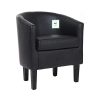 Saves-Direct-Fauteuil-en-Cuir-PU-Noir-0-0 Saves Direct Fauteuil en Cuir PU Noir