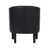 Saves-Direct-Fauteuil-en-Cuir-PU-Noir-0-2 Saves Direct Fauteuil en Cuir PU Noir