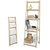 SoBuy-FRG162-N-Bibliothque-tagre-Pliable-Style-chelle-avec-4-Niveaux-de-Rangement-0-1 SoBuy® FRG162-N Bibliothèque Étagère Pliable Style échelle avec 4 Niveaux de Rangement