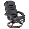 TecTake 401555 - Fauteuil Relax TV avec Pouf, Pivotant à 360°, Rembourrage Confortable et Doux