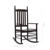 Tidyard-Chaise--Bascule-Fauteuils--Bascule-avec-Sige-Incurv-Marron-Bois-0-1 Tidyard Chaise à Bascule | Fauteuils à Bascule avec Siège Incurvé Marron Bois