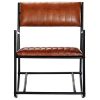 Tidyard-Fauteuil--Bascule-en-Cuir-Vritable-Durable-et-Solide-Design-Elgant-54-x-75-x-70-cm-Marron-0-1 Tidyard Fauteuil à Bascule en Cuir Véritable Durable et Solide Design Elégant 54 x 75 x 70 cm Marron