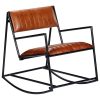 Tidyard-Fauteuil--Bascule-en-Cuir-Vritable-Durable-et-Solide-Design-Elgant-54-x-75-x-70-cm-Marron-0-2 Tidyard Fauteuil à Bascule en Cuir Véritable Durable et Solide Design Elégant 54 x 75 x 70 cm Marron