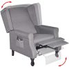 Tidyard-Fauteuil-de-Massage-Fauteuil-Relaxation-Rglable-en-Tissu-Gris-avec-Tlcommande-745-x-855-x-102-cm-0-1 Tidyard Fauteuil de Massage Fauteuil Relaxation Réglable en Tissu Gris avec Télécommande 74,5 x 85,5 x 102 cm