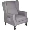 Tidyard-Fauteuil-de-Massage-Fauteuil-Relaxation-Rglable-en-Tissu-Gris-avec-Tlcommande-745-x-855-x-102-cm-0 Tidyard Fauteuil de Massage Fauteuil Relaxation Réglable en Tissu Gris avec Télécommande 74,5 x 85,5 x 102 cm