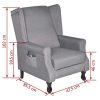 Tidyard-Fauteuil-de-Massage-Fauteuil-Relaxation-Rglable-en-Tissu-Gris-avec-Tlcommande-745-x-855-x-102-cm-0-2 Tidyard Fauteuil de Massage Fauteuil Relaxation Réglable en Tissu Gris avec Télécommande 74,5 x 85,5 x 102 cm