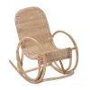 Tropic' Attitude Virgo Fauteuil à Bascule Enfant, Rotin, Naturel, 40x68x62 cm