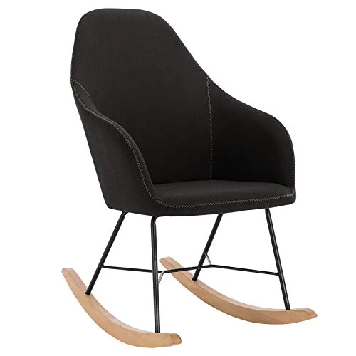 WOLTU-1336-Fauteuil--Bascule-Fauteuils-relaxants-Canap-Relax-rembourre-pais-en-Tissu-Pieds-en-Acier-et-Bois-Massif-0 WOLTU #1336 Fauteuil à Bascule Fauteuils relaxants Canapé Relax rembourrée épais en Tissu Pieds en Acier et Bois Massif