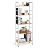 WOLTU-60x275x160cm-tagre-de-Rangement-en-mtal-et-Bois-5-tablettestagre-de-mtal-1647-0-0 WOLTU 60x27,5x160cm Étagère de Rangement en métal et Bois 5 tablettes,Étagère de métal #1647