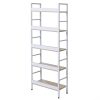 WOLTU-60x275x160cm-tagre-de-Rangement-en-mtal-et-Bois-5-tablettestagre-de-mtal-1647-0-1 WOLTU 60x27,5x160cm Étagère de Rangement en métal et Bois 5 tablettes,Étagère de métal #1647