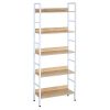 WOLTU-60x275x160cm-tagre-de-Rangement-en-mtal-et-Bois-5-tablettestagre-de-mtal-1647-0 WOLTU 60x27,5x160cm Étagère de Rangement en métal et Bois 5 tablettes,Étagère de métal #1647