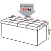 WOLTU-836-Tabouret-Pouf-Coffre-Pliable-Banc-Bote-de-Rangement-rembourr-en-Simili-Cuircapacit-de-Charge-jusqu-300KG76x375x38cm-0-1 WOLTU #836 Tabouret Pouf Coffre Pliable Banc Boîte de Rangement rembourré en Simili Cuir,capacité de Charge jusqu'à 300KG,76x37,5x38cm