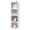 WOLTU-Bibliothque-Armoire-Etagre-de-Rangement-30x24x106cm-en-MDF-Salon-Bureau-4-CompartimentsSK003ws4-0-1 WOLTU Bibliothèque Armoire Etagère de Rangement 30x24x106cm en MDF Salon Bureau 4 Compartiments,SK003ws4