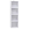 WOLTU-Bibliothque-Armoire-Etagre-de-Rangement-30x24x106cm-en-MDF-Salon-Bureau-4-CompartimentsSK003ws4-0 WOLTU Bibliothèque Armoire Etagère de Rangement 30x24x106cm en MDF Salon Bureau 4 Compartiments,SK003ws4