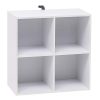 WOLTU-Bibliothque-Armoire-Etagre-de-Rangement-60x30x60cm-en-MDF-pour-Salon-4-Cubes-CompartimentsSK002ws2-0 WOLTU Bibliothèque Armoire Etagère de Rangement 60x30x60cm en MDF pour Salon 4 Cubes Compartiments,SK002ws2