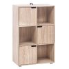 WOLTU-Bibliothque-Armoire-Etagre-de-Rangement-60x30x91cm-en-MDF-pour-Salon-Bureau-avec-3-Portes-6-CompartimentsSK001hei-0 WOLTU Bibliothèque Armoire Etagère de Rangement 60x30x91cm en MDF pour Salon Bureau avec 3 Portes 6 Compartiments,SK001hei