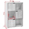 WOLTU-Bibliothque-Armoire-Etagre-de-Rangement-60x30x91cm-en-MDF-pour-Salon-Bureau-avec-3-Portes-6-CompartimentsSK001hei-0-2 WOLTU Bibliothèque Armoire Etagère de Rangement 60x30x91cm en MDF pour Salon Bureau avec 3 Portes 6 Compartiments,SK001hei