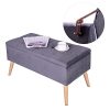 WOLTU-SH28serie-Tabouret-Pouf-Coffres-Bote-de-RangementSige-rembourr-en-LinVelours-795x395x40cmLxWxH-0-1 WOLTU SH28serie Tabouret Pouf Coffres Boîte de Rangement,Siège rembourré en Lin/Velours 79,5x39,5x40cm(LxWxH)