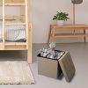 WOLTU-Tabouret-Pouf-Coffre-Bote-de-Rangement-Banc-de-Rangement-Coffre-Sige-rembourr-en-Lin-Sige-Pliable-Gagner-de-lespace-375x375x38CM-0-3 WOLTU Tabouret Pouf Coffre Boîte de Rangement Banc de Rangement Coffre, Siège rembourré en Lin, Siège Pliable Gagner de l'espace, 37,5x37,5x38CM
