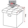 WOLTU-Tabouret-Pouf-Coffre-Cube-Repose-Pieds-avec-Espace-de-Rangement-Bote-de-Rangement-Pliables-en-Similicuir375-375-38cm835-1-0-1 WOLTU Tabouret Pouf Coffre Cube Repose-Pieds avec Espace de Rangement Boîte de Rangement Pliables en Similicuir,37,5 * 37,5 * 38cm,#835-1