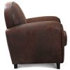 Wadiga-Fauteuil-Club-Aspect-Cuir-Vieilli-Marron-0-1 Wadiga Fauteuil Club Aspect Cuir Vieilli Marron