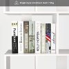 amzdeal-Bibliothque-tagres-en-Bois-Moderne-5-Niveaux-de-Rangement-Meuble-Dimension-175-70-235cm-tages-de-Rangement-Forme-S-pour-Salon-Chambre-Bureau-Couleur-Blanc-0-2 amzdeal Bibliothèque Étagères en Bois Moderne, 5 Niveaux de Rangement Meuble - Dimension 175 * 70 * 23,5cm - Étages de Rangement Forme S pour Salon, Chambre, Bureau (Couleur Blanc)