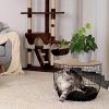 dibea Table Basse en Forme de Chat avec Ouverture pour Chat
