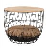 dibea Table Basse en Forme de Chat avec Ouverture pour Chat
