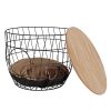 dibea Table Basse en Forme de Chat avec Ouverture pour Chat