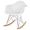 eSituro-1-X-Fauteuil--BasculeChaise--Bascule-en-PlastiqueFauteuil-Relaxant-Structure-en-mtal-et-Pieds-en-Bois-RC04-0 eSituro 1 X Fauteuil à Bascule/Chaise à Bascule en Plastique,Fauteuil Relaxant Structure en métal et Pieds en Bois, RC04