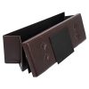 eSituro-OM006-A-Repose-Pieds-Tabouret-Pouf-Tabouret-Coffres-Banc-Tabouret-avec-Compartiment-de-Rangement-rembourr-en-LinSimilicuir-0-2 eSituro OM006-A Repose-Pieds Tabouret Pouf Tabouret Coffres Banc Tabouret avec Compartiment de Rangement rembourré en Lin/Similicuir