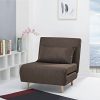 fauteuil-convertible-chauffeuse-convertible-marron-tissu-0 fauteuil convertible chauffeuse convertible (marron tissu)