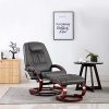 mewmewcat-Fauteuil-de-Massage-avec-Repose-Pied-Fauteuils-Relaxants-avec-Fonction-de-Chauffage-Gris-Similicuir-0-0 mewmewcat Fauteuil de Massage avec Repose-Pied, Fauteuils Relaxants avec Fonction de Chauffage, Gris Similicuir