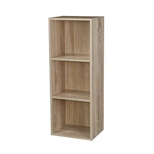 tagre-en-bois--1-2-3-4-tages-bibliothque-vitrine-unit-de-rangement-Antique-Oak-3-tages-0 Étagère en bois à 1, 2, 3, 4 étages, bibliothèque, vitrine, unité de rangement, Antique Oak, 3 étages