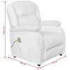 tidyard-Fauteuil-de-Massage-Electrique-Dossier-et-Repose-Pieds-rglables-en-Cuir-Synthtique-Blanc-0-0 tidyard Fauteuil de Massage Electrique (Dossier et Repose-Pieds réglables) en Cuir Synthétique Blanc