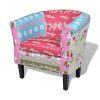 vidaXL-Fauteuil-Flora-Patchwork-Multi-Couleur-avec-Le-Tabouret-Ajouter-de-gaiet-0-0 vidaXL Fauteuil Flora Patchwork Multi Couleur avec Le Tabouret Ajouter de gaieté