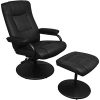 vidaXL-Fauteuil-TV-en-cuir-artificiel-noir-avec-tabouret-0 vidaXL Fauteuil TV en cuir artificiel noir avec tabouret