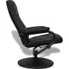 vidaXL-Fauteuil-TV-en-cuir-artificiel-noir-avec-tabouret-0-2 vidaXL Fauteuil TV en cuir artificiel noir avec tabouret