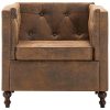 vidaXL-Fauteuil-Tapisserie-en-Tissu-Marron-Aspect-de-Daim-0-3 vidaXL Fauteuil Tapisserie en Tissu Marron Aspect de Daim
