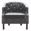 vidaXL-Fauteuil-avec-Revtement-en-Velours-Chaise-Fauteuil-de-Salon-0-1 vidaXL Fauteuil avec Revêtement en Velours Chaise Fauteuil de Salon