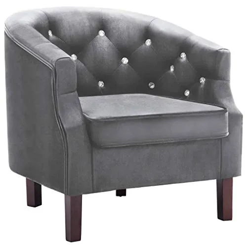 vidaXL-Fauteuil-avec-Revtement-en-Velours-Chaise-Fauteuil-de-Salon-0 vidaXL Fauteuil avec Revêtement en Velours Chaise Fauteuil de Salon