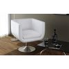 vidaXL-Lot-de-2-Fauteuil-Design-Club-Blanc-Cuir-synthtique-Acier-chromFE-0-0 vidaXL Lot de 2 Fauteuil Design Club Blanc Cuir synthétique Acier chromé#FE