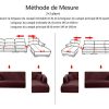 willkey-2-Pices-Housse-de-Canap-dangle-Extensible-avec-2-Taies-doreiller-Couverture-de-Protection-Canap-en-L-Antidrapante-0-0 willkey 2 Pièces Housse de Canapé d'angle Extensible avec 2 Taies d'oreiller Couverture de Protection Canapé en L Antidérapante