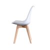 BesterStuhl-Ensemble-de-4-Chaises-de-Cuisine-Rembourres-en-Cuir-avec-Pitement-en-Cuir-Naturel-avec-Pieds-en-Bois-Tulipes-0-1 BesterStuhl Ensemble de 4 Chaises de Cuisine Rembourrées en Cuir avec Piètement en Cuir Naturel avec Pieds en Bois Tulipes