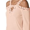 CNFIO-Haut-Sexy-Femme-Top-Dos-Nu-Femme-Sexy-Tshirt-Femme-Manche-Longue-Top-Dentelle-Femme-Blouse-paules-Dnudes-Col-V-0-0 CNFIO Haut Sexy Femme Top Dos Nu Femme Sexy Tshirt Femme Manche Longue Top Dentelle Femme Blouse Épaules Dénudées Col V