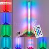 Colonne lumineuse Laugar en plastique blanc à LED RGB - réglage de la couleur par télécommande - lampadaire pour salon - chambre à coucher - chambre d'enfant