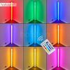 Colonne lumineuse Laugar en plastique blanc à LED RGB - réglage de la couleur par télécommande - lampadaire pour salon - chambre à coucher - chambre d'enfant