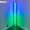 Colonne lumineuse Laugar en plastique blanc à LED RGB - réglage de la couleur par télécommande - lampadaire pour salon - chambre à coucher - chambre d'enfant